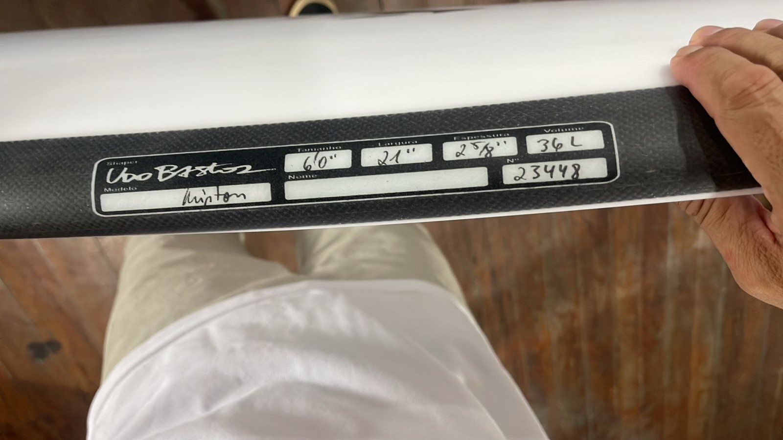 Prancha de surf Udo Bastos - Modelo Winton - Imagem 2