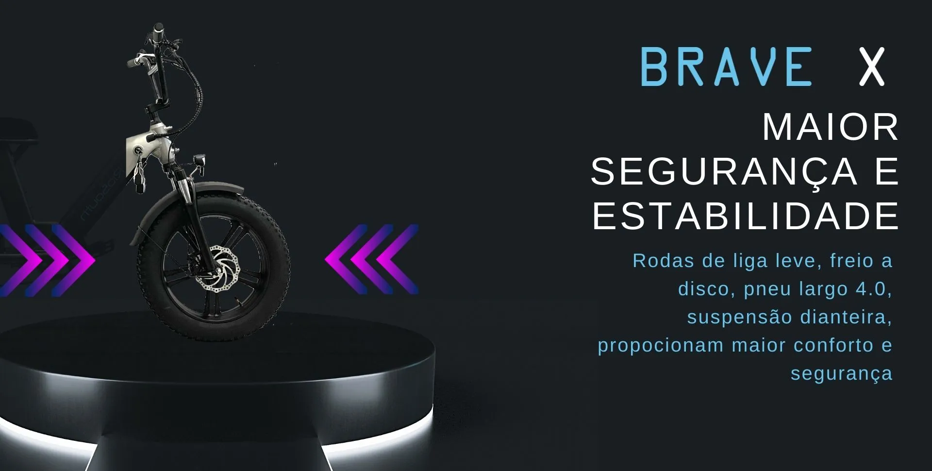 Bicicleta Elétrica RioSouth Brave X - Imagem 10