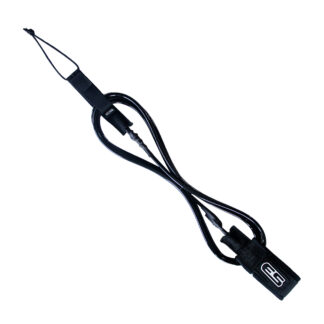 LEASH LONGBOARD 9" x 6,5 MM - Preto/Branco (Nó)