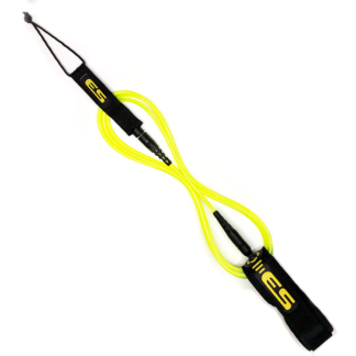 LEASH LONG (Panturrilha) 9" x 7 MM - Amarelo (Premium)